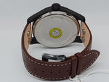 Hugo Boss Aeroliner Maxx Black Dial Brown Leather Strap Watch For Men - 1513079 Authentic Buy Shop Now