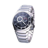 Citizen Eco Drive Chronograph Black Dial Silver Stainless Steel Watch For Men - AT0690-55E Authentic Buy Shop Now