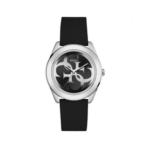 Guess G-Twist Quartz Black Dial Black Silicone Strap Watch For Men - W0911L8 Authentic Buy Shop Now