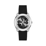 Guess G-Twist Quartz Black Dial Black Silicone Strap Watch For Men - W0911L8 Authentic Buy Shop Now
