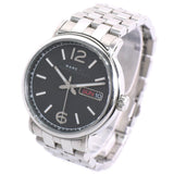 Marc Jacobs Fergus Black Dial Silver Steel Strap Watch for Men - MBM5075 Authentic Buy Shop Now