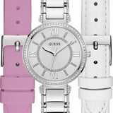 Guess Montage Quartz Silver Dial Silver Steel Strap Watch For Women - GW0588L2 Authentic Buy Shop Now