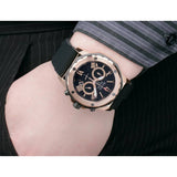 Bulova Marine Star Chronograph Black Dial Black Rubber Strap Watch for Men - 98B104 Authentic Buy Shop Now