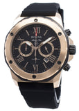 Bulova Marine Star Chronograph Black Dial Black Rubber Strap Watch for Men - 98B104 Authentic Buy Shop Now