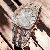 Bulova Phantom Crystal Silver Dial Two Tone Steel Strap Watch for Men - 98B324 Authentic Buy Shop Now