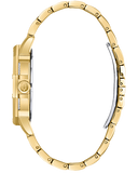 Bulova Crystal Collection Octova White Dial Gold Steel Strap Watch for Men - 98C126 Authentic Buy Shop Now