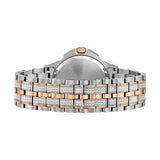 Bulova Octova Crystal Silver Dial Two Tone Steel Strap Watch for Men - 98C133 Authentic Buy Shop Now