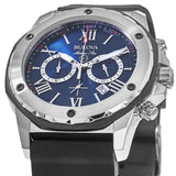 Bulova Marine Star Blue Dial Black Silicone Strap Watch for Men - 98B258 Authentic Buy Shop Now