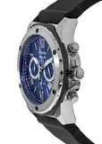 Bulova Marine Star Blue Dial Black Silicone Strap Watch for Men - 98B258 Authentic Buy Shop Now