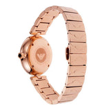 Emporio Armani Arianna White Mother of Pearl Dial Rose Gold Steel Strap Watch For Women - AR11236 Authentic Buy Shop Now