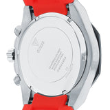 Guess Momentum Black Dial Red Rubber Strap Watch for Men - GW0263G3 Authentic Buy Shop Now