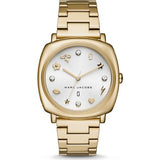 Marc Jacobs Mandy White Dial Gold Steel Strap Watch for Women - MJ3573 Authentic Buy Shop Now