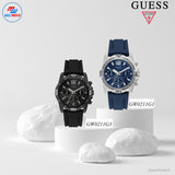 Guess Commander Black Dial Black Rubber Strap Watch for Men - GW0211G3 Authentic Buy Shop Now