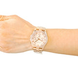 Marc Jacobs Henry Chronograph Rose Gold Dial Rose Gold Steel Strap Watch for Women - MBM3118 Authentic Buy Shop Now