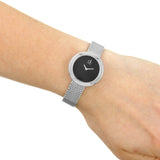 Calvin Klein Firm Black Dial Silver Mesh Bracelet Watch for Women - K3N23121 Authentic Buy Shop Now