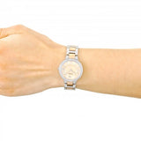 Fossil Virginia Rose Gold Dial Two Tone Steel Strap Watch for Women - ES3405 Authentic Buy Shop Now