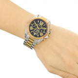 Michael Kors Bradshaw Blue Dial Two Tone Steel Strap Watch for Women - MK5976 Authentic Buy Shop Now