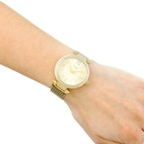 Guess Soho Champagne Dial Stainless Steel Mesh Bracelet Watch For Women - W0638L2 Authentic Buy Shop Now