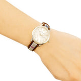 Burberry The Classic Gold Dial Brown Leather Strap Watch for Women - BU10114 Authentic Buy Shop Now