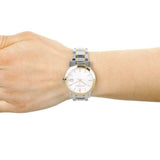 Burberry The City White Dial Two Tone Steel Strap Watch for Women - BU9115 Authentic Buy Shop Now