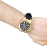 Michael Kors Dylan Chronograph Black Dial Black Rubber Strap Watch for Men - MK8445 Authentic Buy Shop Now