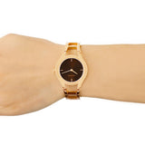 Calvin Klein Class Brown Dial Rose Gold Steel Strap Watch for Women - K6R2362K Authentic Buy Shop Now