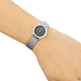 Calvin Klein Minimal Grey Dial Silver Mesh Bracelet Watch for Women - K3M2312X Authentic Buy Shop Now