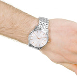 Calvin Klein Infinity Silver Dial Silver Steel Strap Watch for Men - K5S34B46 Authentic Buy Shop Now