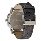 Burberry The City Grey Dial Black Leather Strap Watch for Men - BU9362 Authentic Buy Shop Now