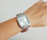 Guess Vanity Diamonds White Dial Silver Steel Strap Watch for Women - W1030L1 Authentic Buy Shop Now