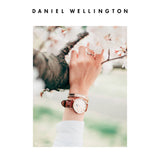 Daniel Wellington Classic Suffolk White Dial Brown Leather Strap Watch For Women - DW00100120 Authentic Buy Shop Now