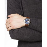 Tommy Hilfiger Sport Multifunction Blue Dial Brown Leather Strap Watch for Men - 1791137 Authentic Buy Shop Now