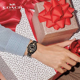 Coach Preston Black Dial Black Steel Strap Watch for Women - 14503461 Authentic Buy Shop Now