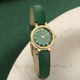 Tissot Lovely Round Green Mother of Pearl Dial Green Leather Strap Watch for Women - T140.009.36.091.00 Authentic Buy Shop Now