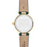 Coach Park Analog Green Dial Green Leather Strap Watch for Women - 14503534 Authentic Buy Shop Now