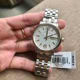 Marc Jacobs Fergus Silver Dial Two Tone Steel Strap Watch for Women - MBM8652 Authentic Buy Shop Now