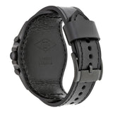 Fossil Nate Chronograph Black Dial Black Leather Strap Watch for Men - JR1510 Authentic Buy Shop Now