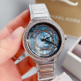 Michael Kors Kerry Mother of Pearl Dial Silver Strap Watch for Women - MK3480 Authentic Buy Shop Now