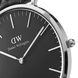 Daniel Wellington Classic Reading Black Dial Black Leather Strap Watch For Women - DW00100147 Authentic Buy Shop Now