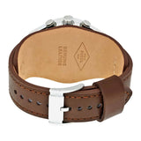 Fossil Coachman Chronograph Silver Dial Brown Leather Strap Watch for Men - CH2565 Authentic Buy Shop Now