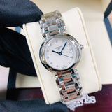 Longines PrimaLuna Mother of Pearl Dial Silver Steel Strap Watch for Women - L8.110.4.87.6 Authentic Buy Shop Now