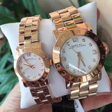 Marc Jacobs Mini Amy White Dial Rose Gold Steel Strap Watch for Women - MBM3078 Authentic Buy Shop Now