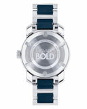 Movado Bold Silver Dial Two Tone Steel Strap Watch For Women - 3600354 Authentic Buy Shop Now