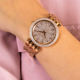 Michael Kors Darci Rose Gold Dial Rose Gold Steel Strap Watch for Women - MK3439 Authentic Buy Shop Now