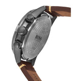 Hugo Boss Nomad Blue Dial Brown Leather Strap Watch for Men - 1513773 Authentic Buy Shop Now