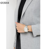 Guess G-Twist Silver Dial Silver Steel Strap Watch for Women - W1082L1 Authentic Buy Shop Now