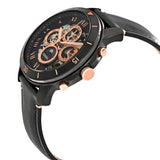 Fossil Grant Sport Automatic Skeleton Black Dial Black Leather Strap Watch for Men - ME3138 Authentic Buy Shop Now