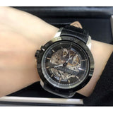 Maserati Automatic Black Dial Black Leather Strap Watch For Men - R8821119007 Authentic Buy Shop Now