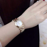 Marc Jacobs Mini Amy White Dial Gold Steel Strap Watch for Women - MBM3057 Authentic Buy Shop Now