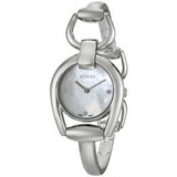 Gucci Horsebit Collection Diamonds Mother of Pearl Dial Silver Steel Strap Watch For Women - YA139506 Authentic Buy Shop Now